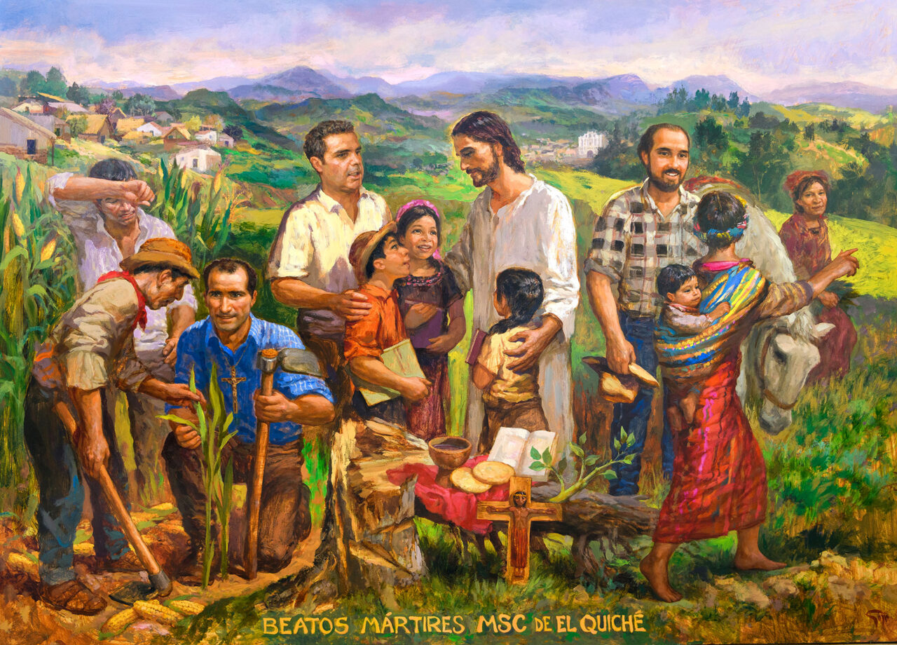 Explicación del cuadro de los Beatos Mártires MSC de El Quiché